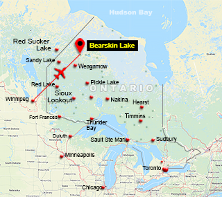 Charter Flights Winnipeg to Bearskin